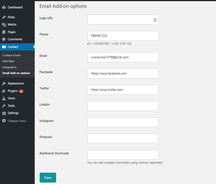 email-addon-option